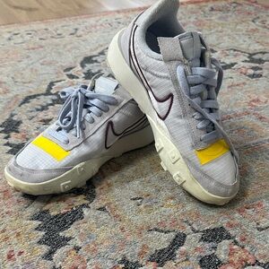Nike Gray and Yellow Athletic Shoes